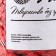 Knitting cord 100% polyester, width 3 mm 100m (red)