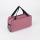 Cosmetic bag with a net, a dark pink color