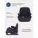 Boster car children's Rant Turbo Active Line, ISOFIX mount, group 3 (22-36 kg), black color