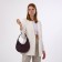 Women's bag with lightning, burgundy color