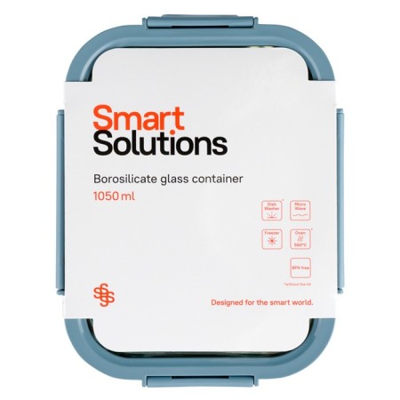 Container for baking, storage and carrying of products in the Smart Solutions cover, Blue color, 1050 ml-19