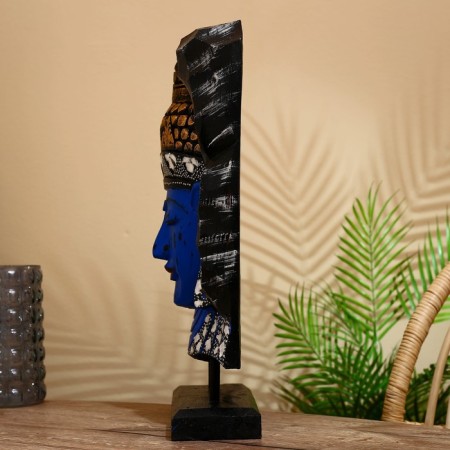 Souvenir "Head of Buddha" Albezia 50 cm-2
