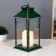 Nightlight "lantern with a candle" LED from batteries 3HAAA green 14x14x29.5 cm Risalux