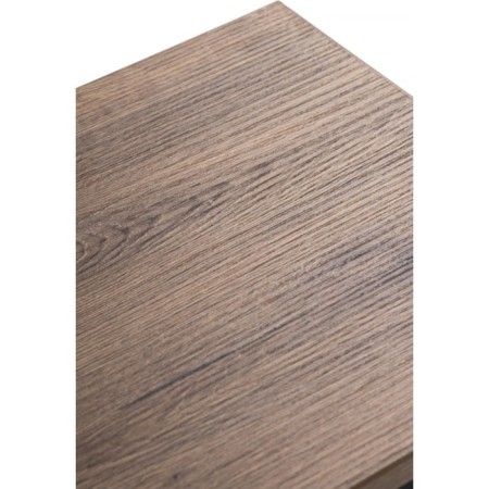 Coffee table Hercules Metal, Oak Velington/Black 30x34x62 cm-4
