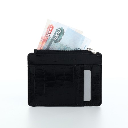 Busmel on leather, Textura, 8 cards, black color-6