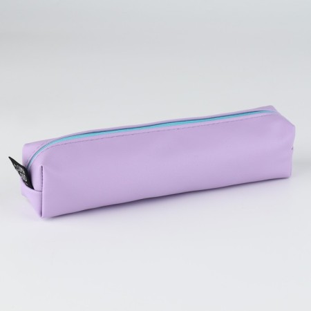 School Penalus made of artificial leather “September 1: Lilac”, 19 x 8 x 3 cm-1