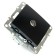 Television socket 1-seater, 75 Ohms (mechanism), Stekker series Erna, PST00-9108-03, black 1022446