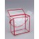 PET box with handles, red, 14 x 14 x 7 cm