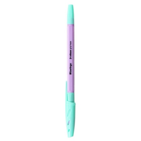 Ballpoint handle Berlingo "Tribase Grip Haze", 0.7 mm, flu, blue, mix-2