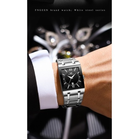 Women's watches, with a calendar, dial 4.2 x 2.9 cm, strap L-26 cm, 3 atm 990570-1