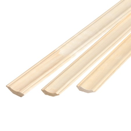 Substitar skirting board, aspen, higher grade, 250x4.5x1.2 cm
