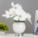 Night Poansettia 9XLED 4000K white 15x15x40cm Risalux