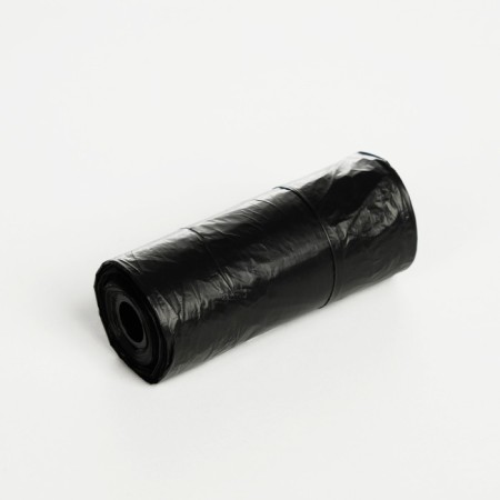 Container with packets for cleaning for dogs (roll 15 packets 29x21 cm), black-1