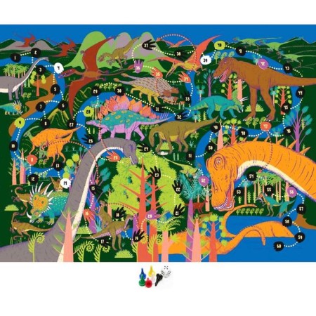 Board game-detective "in the footsteps of dinosaurs"-1