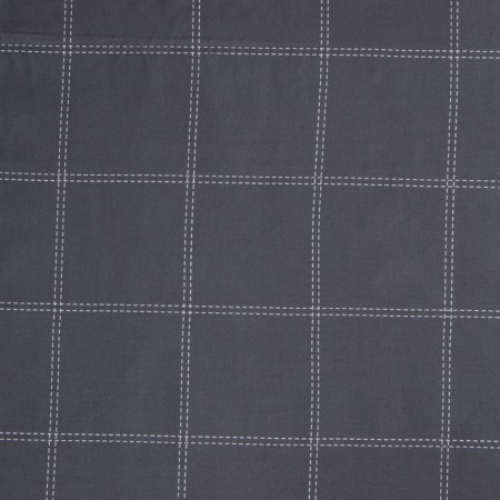 Bed linen Ethel Duet Cage: Graphite, 143x215 cm-2pcs, 215x240 cm, 50x70+3 cm-2 pcs, Maco-Satin, 114g/m2-6