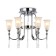Crowning chandelier with crystal Ambrella Light, Traditional, TR3243, 6HE14, color chromium