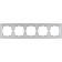 Frame for 5 posts WL07-FRAME-05, pearl color
