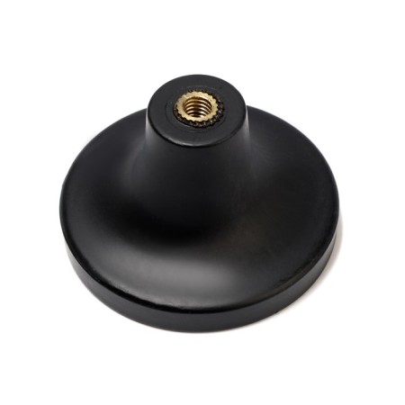 Handle button Cappio PK111, D = 38 mm, plastic, black color-4