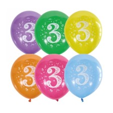 Shar Latex 12 “Figure 3”, pastel, 2-sided, set 10 pcs., Mix