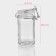 Glass jar for spices with a boiler castle of the Optima, 80 ml, 4.3 × 8.2 cm