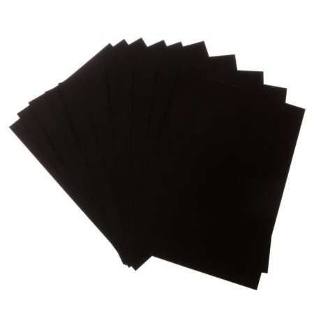 A4, Devente pastel paper, set of 20 sheets, 120 g/m2, black, in the package-2