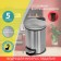 Garbage bucket with the pedal Orion 420050, 5 liters