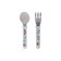 Set of cutlery: spoon and fork