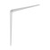 Bracket, 300x250x1 mm, metal, white, 1 pc.
