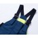 Ski costume for children, height 98 cm, dark gray color