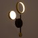 Bra 2291/2l LED 30W 3000-6000K black and gold 45.5x27x6 cm