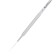 RUBLOFF brush from snow-white synthetics series White Liner No. 1, short white handle, Soft-Touch clip covering