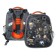 School backpack 38 x 30 x 16 cm, ergonomic back, Stavia "Football", gray