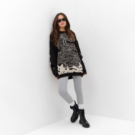 Jumper Women's Mist "Dragon", Black, OneSize (44-48)-5