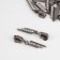 Automatic castle for lightning "Spiral", No. 5, decorative, black nickel color