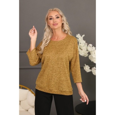Female jumper, size 46, mustard color-10