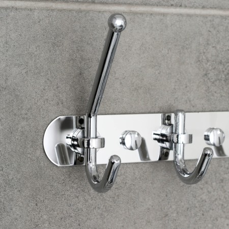 Wall hook on the bar Accoona A161-3, 3 pcs, color chrome-1