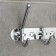 Wall hook on the bar Accoona A161-3, 3 pcs, color chrome