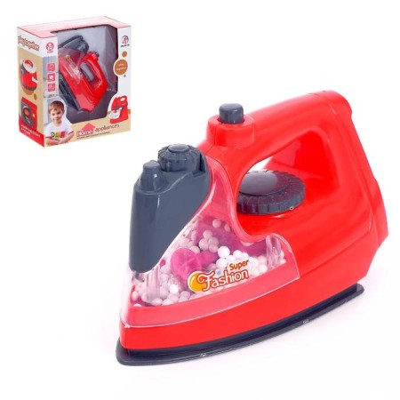 The iron "Shine", the light effect, works from batteries, the color of the mix
