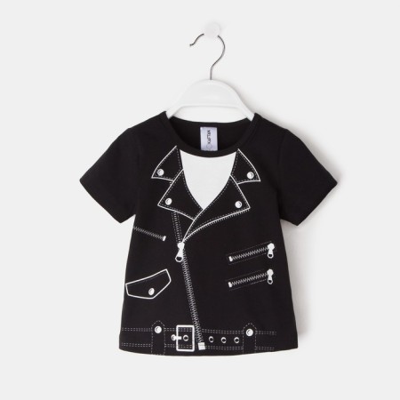 T-shirt Children's KAFTAN "jacket", black, height 110-116 (32)-3