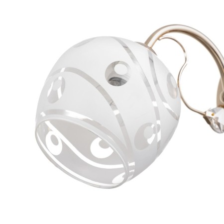 Bra "Ariel" 1x40W E27 White-gold 18x15x18 cm.-4