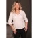 Female pulver, size 58, white color