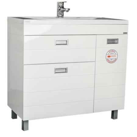 Cube Domino Tumba under the Elen 90 sink, with 2 upper boxes