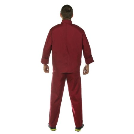 The suit of the chef is smooth-colored, p. 48-50, Bordeaux color-2