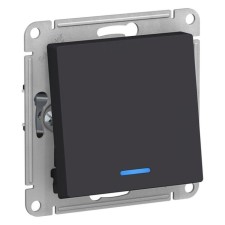 Sche Atn001063 AtlasDesign switch mechanism, 1 key, joint venture, 10a, IP20, carbon
