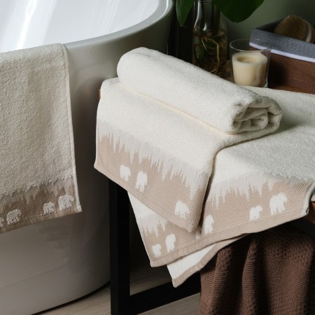Trick Lovelife towel "Winter Dream" 30x60 cm, white, 100% cotton, 400 g/m2