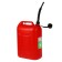 Canister of the fuel and lubricants Oktan Classik, 25 l, plastic, red
