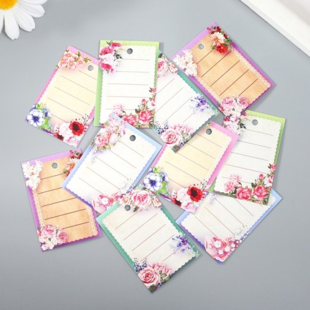Cardboard "Postcard" set 10 pcs (5 types) 4x6 cm-1
