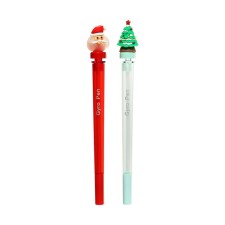 Gel pen- joke, Santa Claus/Christmas tree mix