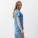 T -shirt female, blue color, size 44