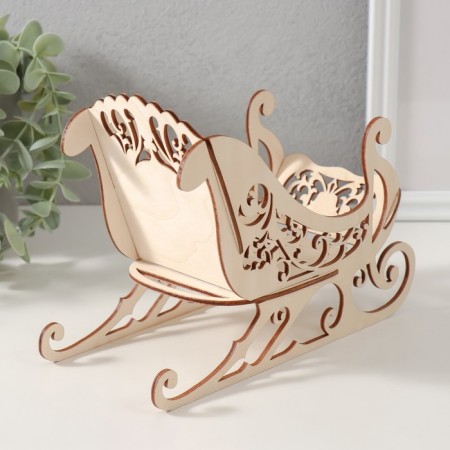 Sani box "Patterned sleds" 21x9x16.5 cm (set of 5 parts)-2
